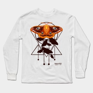 Geometric Moths Long Sleeve T-Shirt